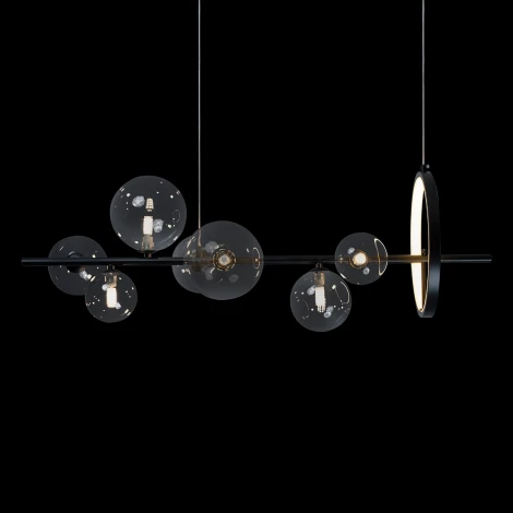 Подвесная люстра Loft IT Molecule 10023/900 (220V, на тросе, шарики)