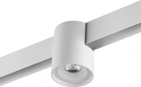 Трековый Wi-Fi низковольтный светильник Novotech SHINO FLUM 359516 белый диммир. со сменой цв.температуры, Tuya Smart Life IP20 LED 10W 48V 3000-6000K (управление смартфоном, умный дом - Алиса, Smart Life, круглые)