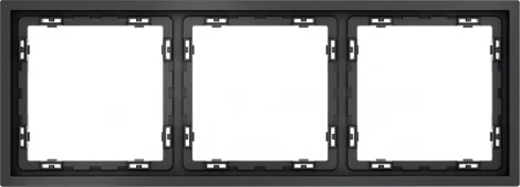 Рамка на 3 поста (графит) Voltum S70 VLS100307