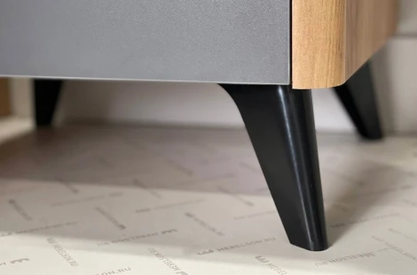 Адам Тумба прикроватная, цвет дуб крафт золотой/графит Mebelson (арт.MSA-01.2564)