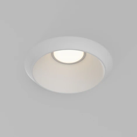 Встраиваемый светильник под гипсокартон Maytoni Gyps Modern DL124-GU10-01-TRS-W (220V, круглые)