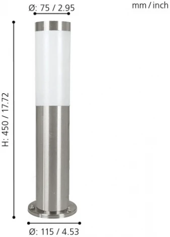 Наземный фонарь Eglo Helsinki 81751