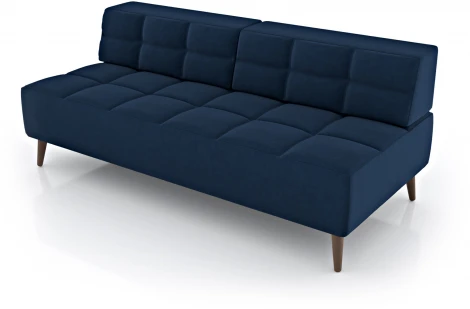 Диван Arsko Нельсон синий велюр