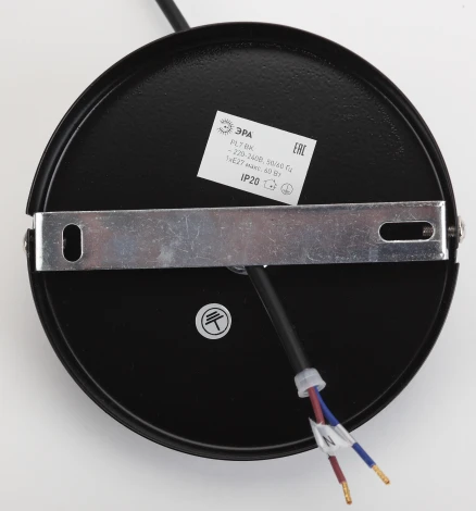 Подвесной светильник Эра PL7 BK (220V, на проводе, шар)