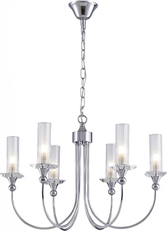 Подвесная люстра Newport 4580 4586/С chrome (220V, на цепи)