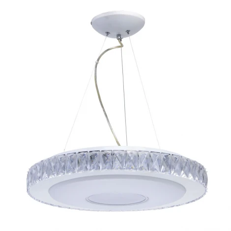 Подвесная люстра DeMarkt Фризанте 687010601 (регулировка яркости, LED, 220V, диммер, пульт управления, на тросе)