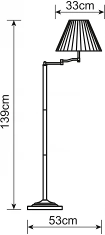 Торшер Arte Lamp California A2872PN-1AB