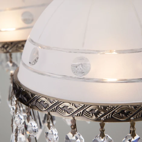 Подвесная люстра Eurosvet 22823 22823/5 античная бронза