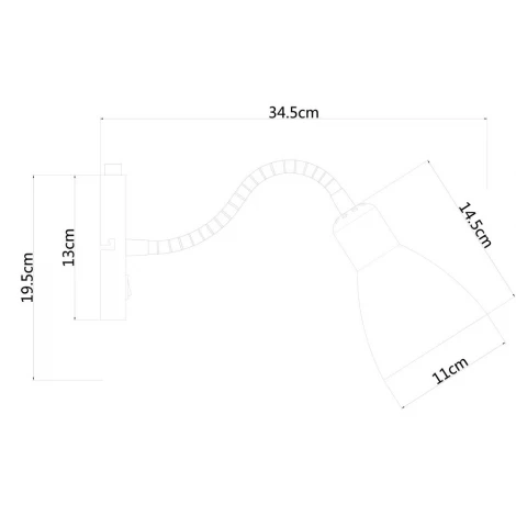 Спот на штанге Arte Lamp Dorm A1408AP-1AB (220V, круглые)