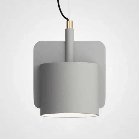 Подвесной бетонный светильник Skovl C Серый ImperiumLoft Skovl01 (186778-26) (220V, на тросе, круглые)
