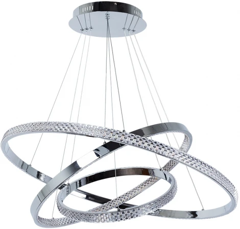 Подвесной светильник Arte Lamp Orione A2182SP-160CC (LED, 220V, пульт управления, на тросе, кольцо)