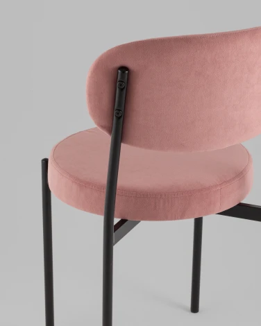 Стул Бриф Original N велюр пыльно-розовый Stool Group УТ000042625