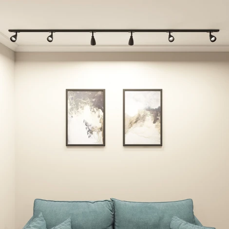 Трековый светильник однофазный Denkirs Bell DK6050-BK (220V)