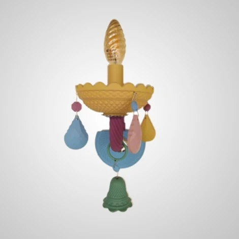 Настенный светильник (бра) Rainbow 6 Wall L1 ImperiumLoft Rainbow-6-Wall-01 (211998-26) (для детской, 220V, подвески, подсвечник, свеча)