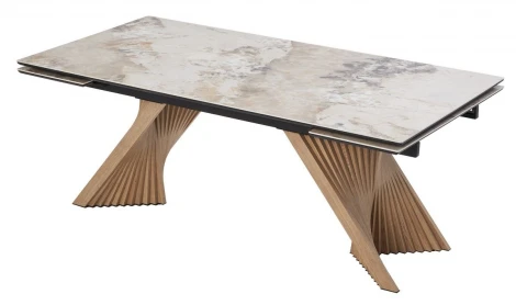 Стол МАНХЭТТЕН 200 цвет ПАНДОРА (PANDORA), керамика / Дуб Галифакс M-City 64722