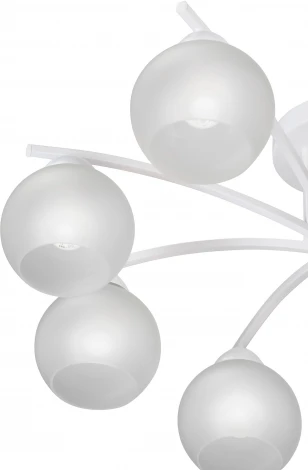 Потолочная люстра на штанге Vitaluce V4285-0/8PL (220V, шарики)