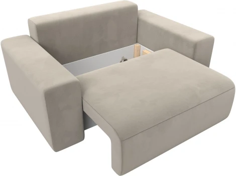 Кресло Лига-036 НПБ (Бежевый/Микровельвет) Лига Диванов арт.121279