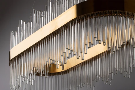 Подвесная люстра Freya Chalice FR10008PL-L52G (LED, 220V, на тросе, круглые)