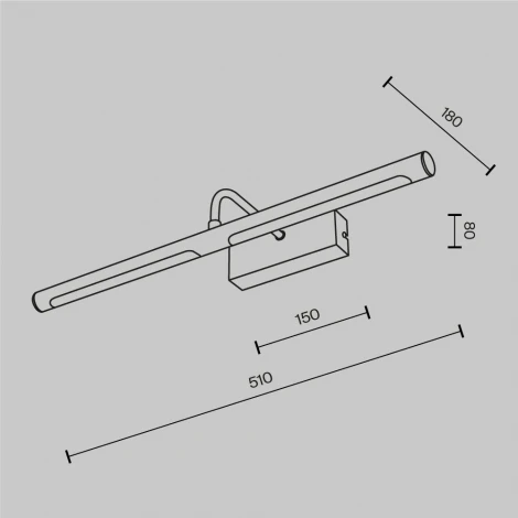 Подсветка для картин светодиодная Maytoni Twinkle MIR266WL-L12CH4K (220V)