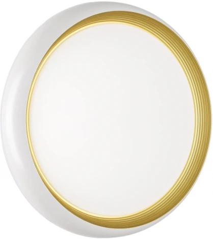 Настенно-потолочный светильник Sonex Tofiq White 7650/DL PALE SN пластик/белый/золотой LED 48Вт 4000К D380 IP43 (220V, круглые)