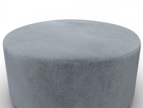 Пуф 005 (ДСП/Пластик/Велюр/Серый) Лига Диванов 132370