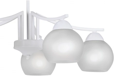 Потолочная люстра на штанге V4286-0/5PL Vitaluce (220V, шарики)