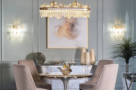 Подвесная люстра Garda Decor Glacier 62GDW-985-950