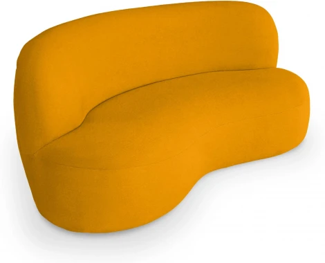 Диван Patti 1900 ОГОГО (арт.860168), (Мех/Оранжевый)