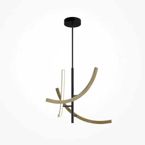 Потолочная люстра на штанге Maytoni Wabi MOD428PL-L27BK (LED, 220V)