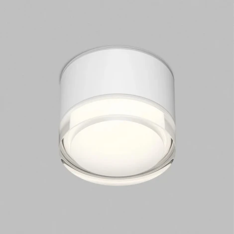 Накладной влагостойкий светильник Denkirs Aqua DK-DH2610-WH GX53 15 Вт LED IP44 белый алюминий акрил