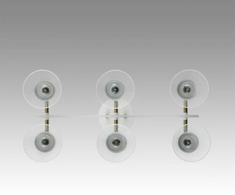 Потолочная люстра на штанге Lumion Anriya 8045/6C белый, латунь/белый металл/металл Е14 6*40W 220V