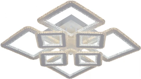 Потолочная люстра светодиодная на штанге с управлением смарфоном и пультом Reluce 55678-0.3-4+4