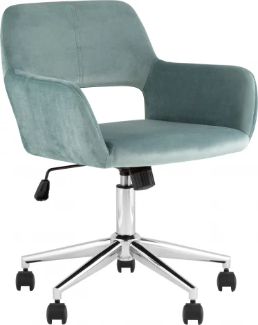 Кресло офисное ROSS велюр серо-зеленый Stool Group (арт.УТ000039077)