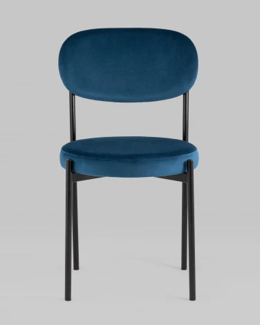 Стул Stool Group Бриф NEW велюр синий 4 шт УТ000037771