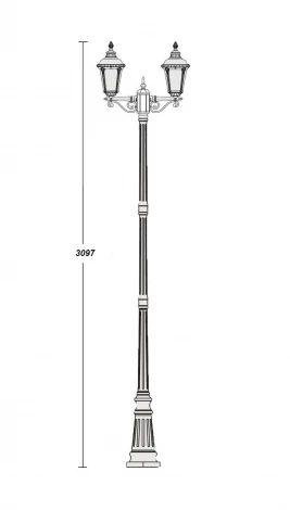 Наземный фонарь Oasis Light Munich 2 S 79760SА
