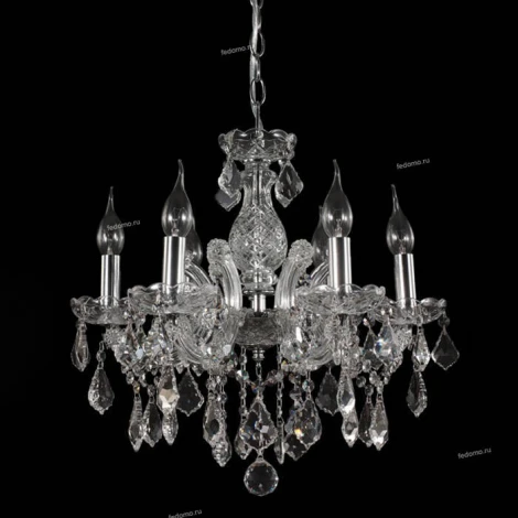 Crystal Lux Ines SP6 CHROME/TRANSPARENT