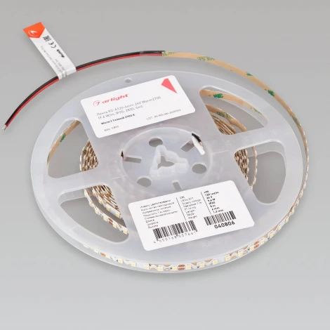 Светодиодная лента RZ-A120-6mm 24V Warm2700 (9.6 W/m, IP20, 2835, 5m) (Arlight, -) 040806