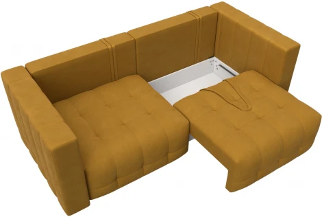 Диван прямой Лига-052 НПБ Лига Диванов (Велюр) арт.128764