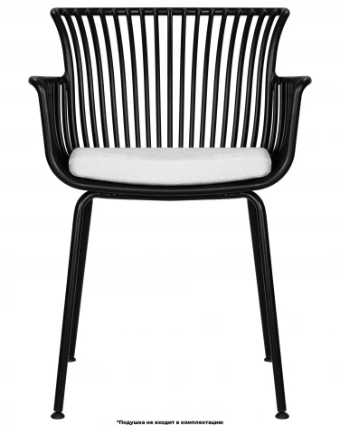 Набор 4 шт Стул обеденный DOBRIN ROSS (черный (B-03) без подушки)