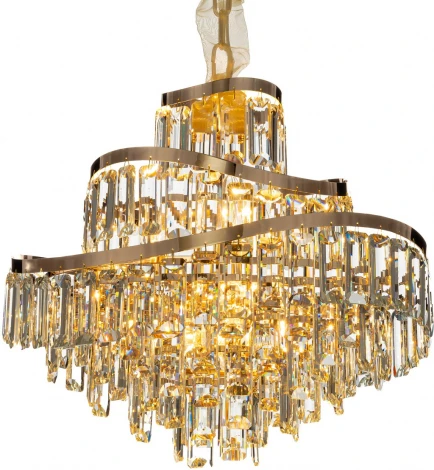 Подвесная люстра хрусталь Citilux Naiad CL315152 (220V, на цепи)