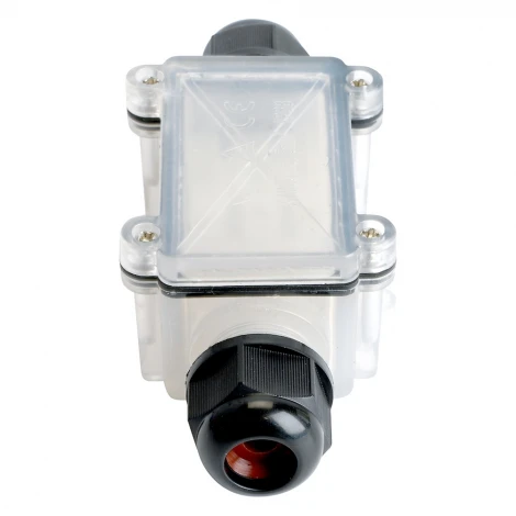 Распределительная коробка на 2 выхода (прозрачный) Stekker 50128