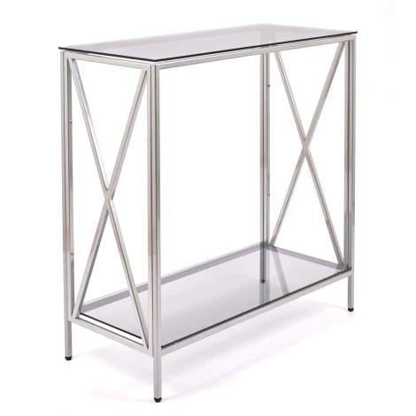 Консольный стол AllConsoles 1031-CS grey серебряный