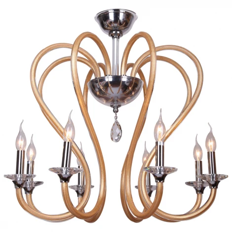 Потолочная люстра IDLamp Jiustina 479/8-Dorato