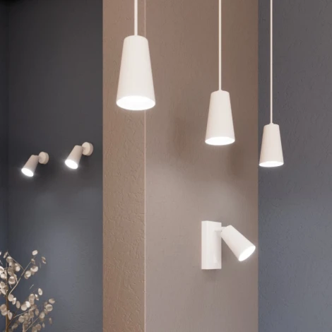 Подвесной светильник Wolta WSL-GU10/P11W под лампу GU10 Белый CONO