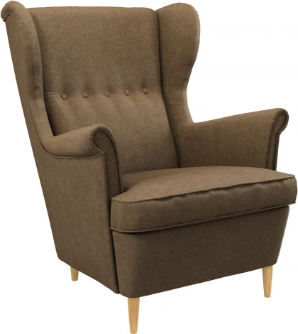 БЕНОН Кресло тканевое коричневый D1 furniture арт.AAA41697002