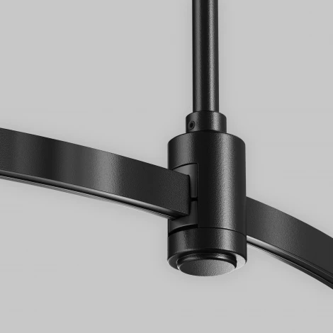 Шинопровод круглый из полукругов 1200мм Flarity черный Maytoni Busbar trunkings Flarity TRX154-2SR-D1200-B