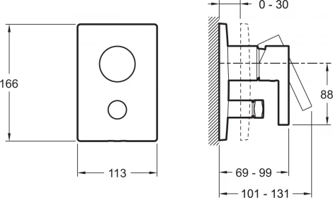 Смеситель Jacob Delafon Stillness E98723-CP для ванны с душем