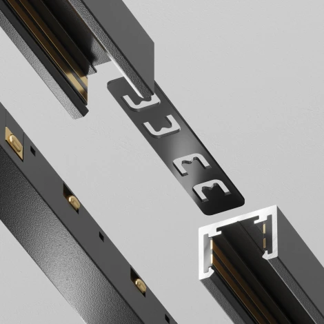 Соединитель прямой черный Maytoni Technical Accessories for tracks Exility X TRA239C-21B