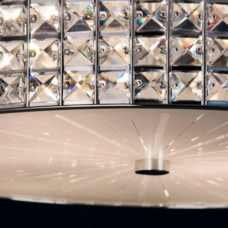 Потолочный светильник круглый Citilux Портал CL324181 (220V, хрусталь K9)