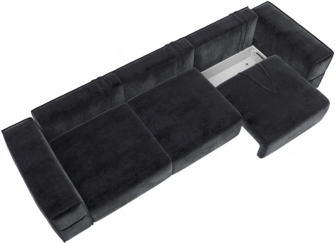 Диван прямой Лига-058 НПБ Лонг Лига Диванов (Велюр) арт.129397
